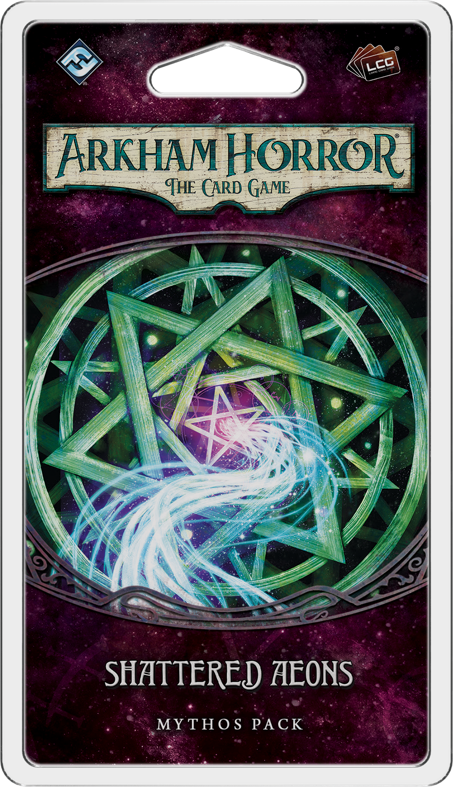 Arkham Horror Card Game: Shattered Aeons Mythos Pack Expansion - Horror Adventure Game for Game Night & Thematic Board Game Sessions