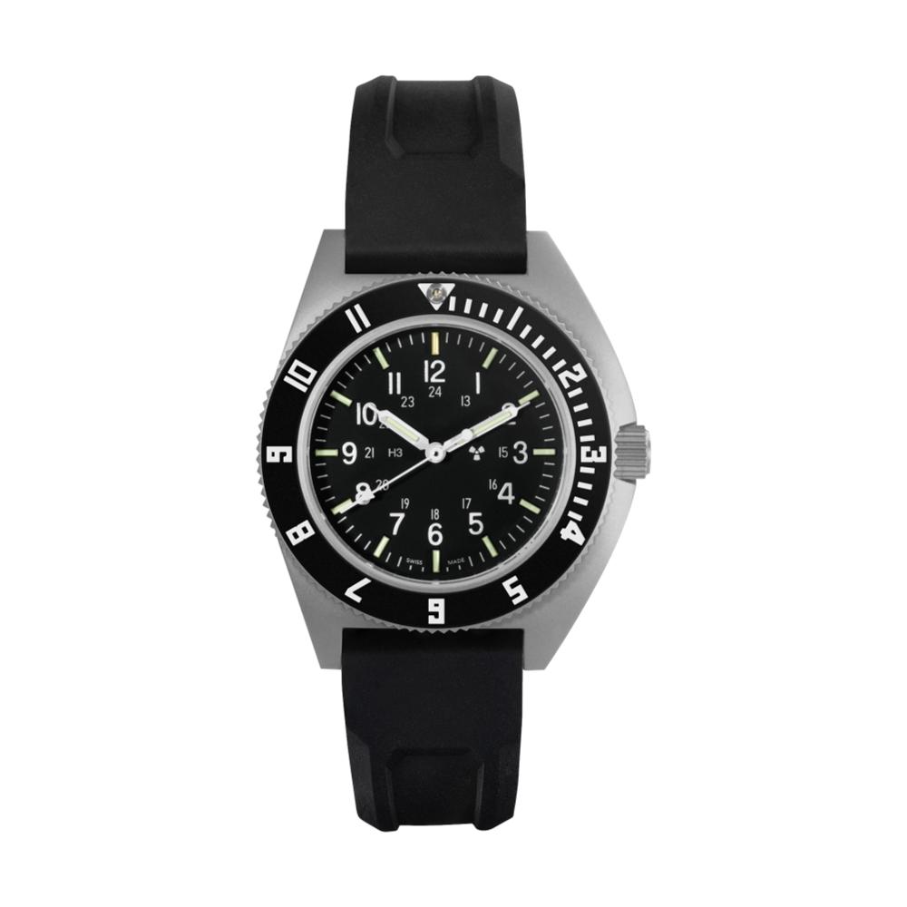 Stainless Steel Navigator Watch SSNAV - 41mm Waterproof Chronograph for Men - Perfect for Outdoor Adventures, Diving & Daily Wear