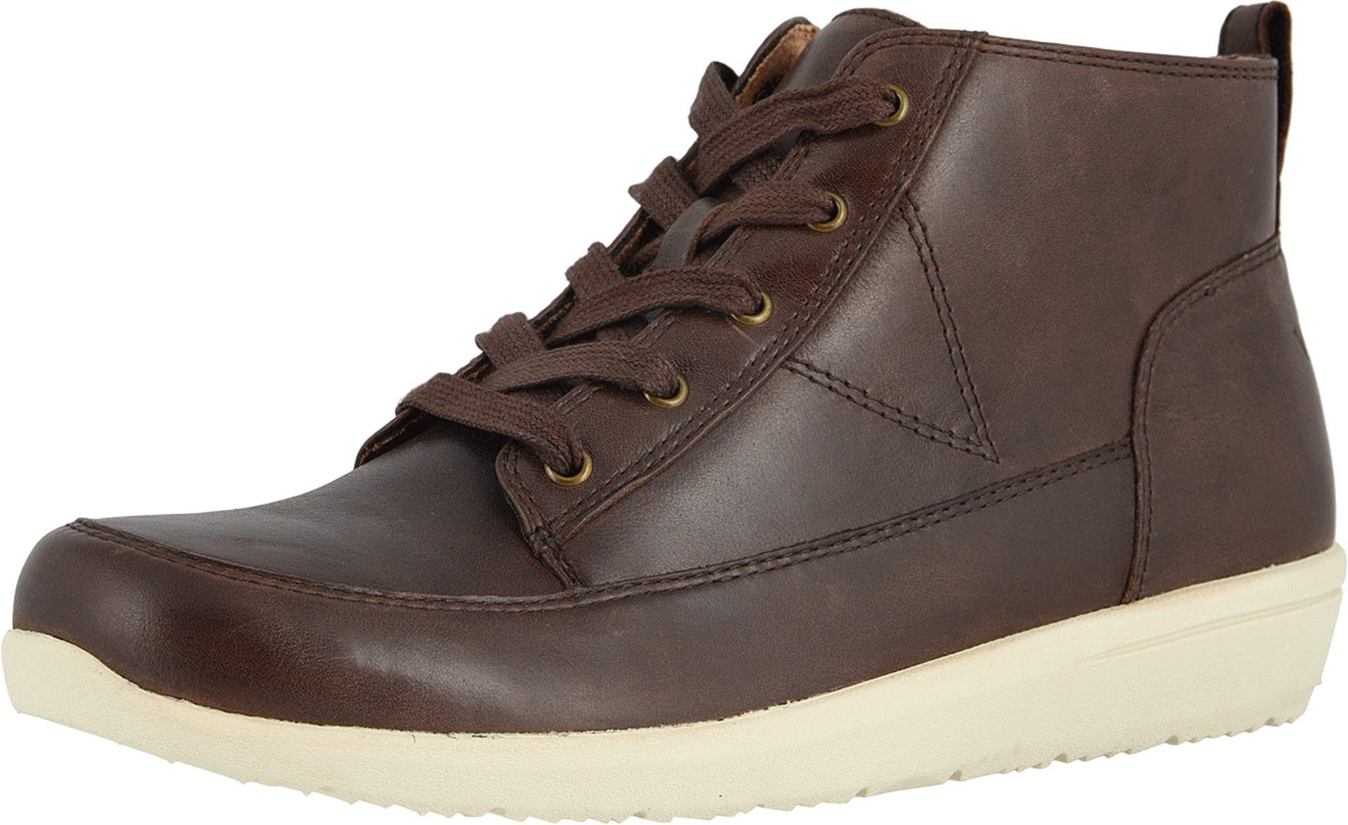 Vionic Women's Magnolia Shawna High Top Booties - Orthotic Arch Support Chukka Walking Shoes with Three-Zone Comfort Technology | Perfect for Work, Travel & Everyday Wear