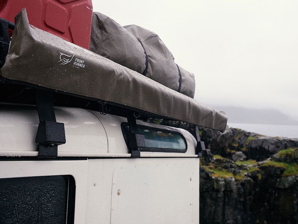 Front Runner Outfitters Easy Out Awning Brackets - Heavy Duty Roof Rack Mounting Kit for Camping & Overlanding - Perfect for SUVs, Trucks & Off-Road Adventures