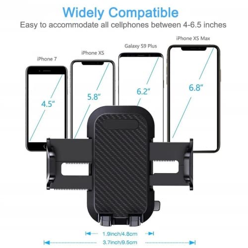 Universal Car Phone Mount - 360° Rotatable for Windshield/Dashboard/Air Vent - Compatible with Razer Phone 2 - Perfect for GPS Navigation & Hands-Free Driving