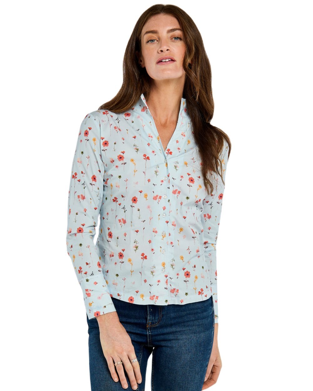 Dubarry Women's Fuchsia Printed Long Sleeve Shirt - Stylish Casual Blouse for Work, Date Night & Everyday Wear