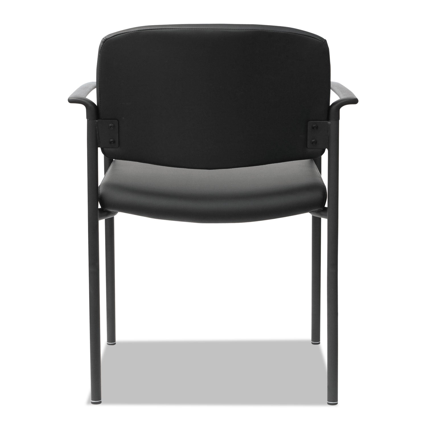 Alera Sorrento Series Ultra Cushioned Stacking Guest Chair - Black, 25.59
