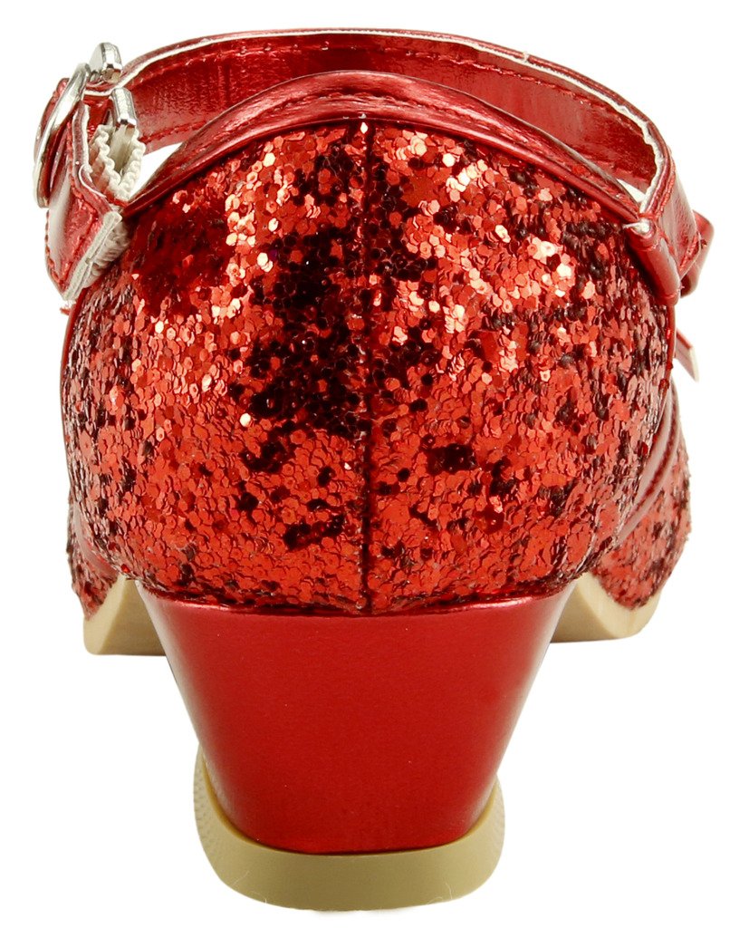 Sparkly Girls Dress Shoes - The Doll Maker Glitter Pumps for Toddler, Little & Big Kids | Perfect for Parties, Weddings & Special Occasions