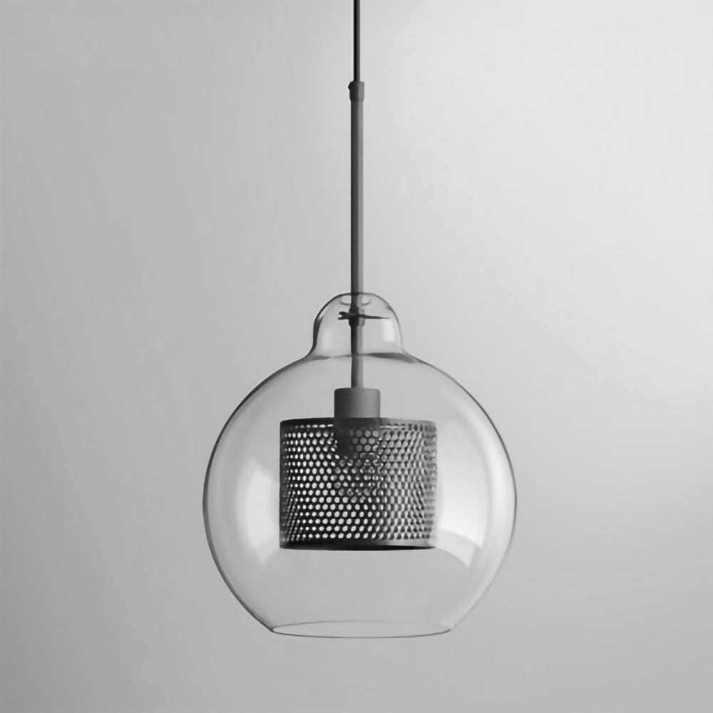 Chiswick Glass Pendant Light - Modern Hanging Ceiling Lamp for Kitchen Island, Dining Room & Bedroom Lighting