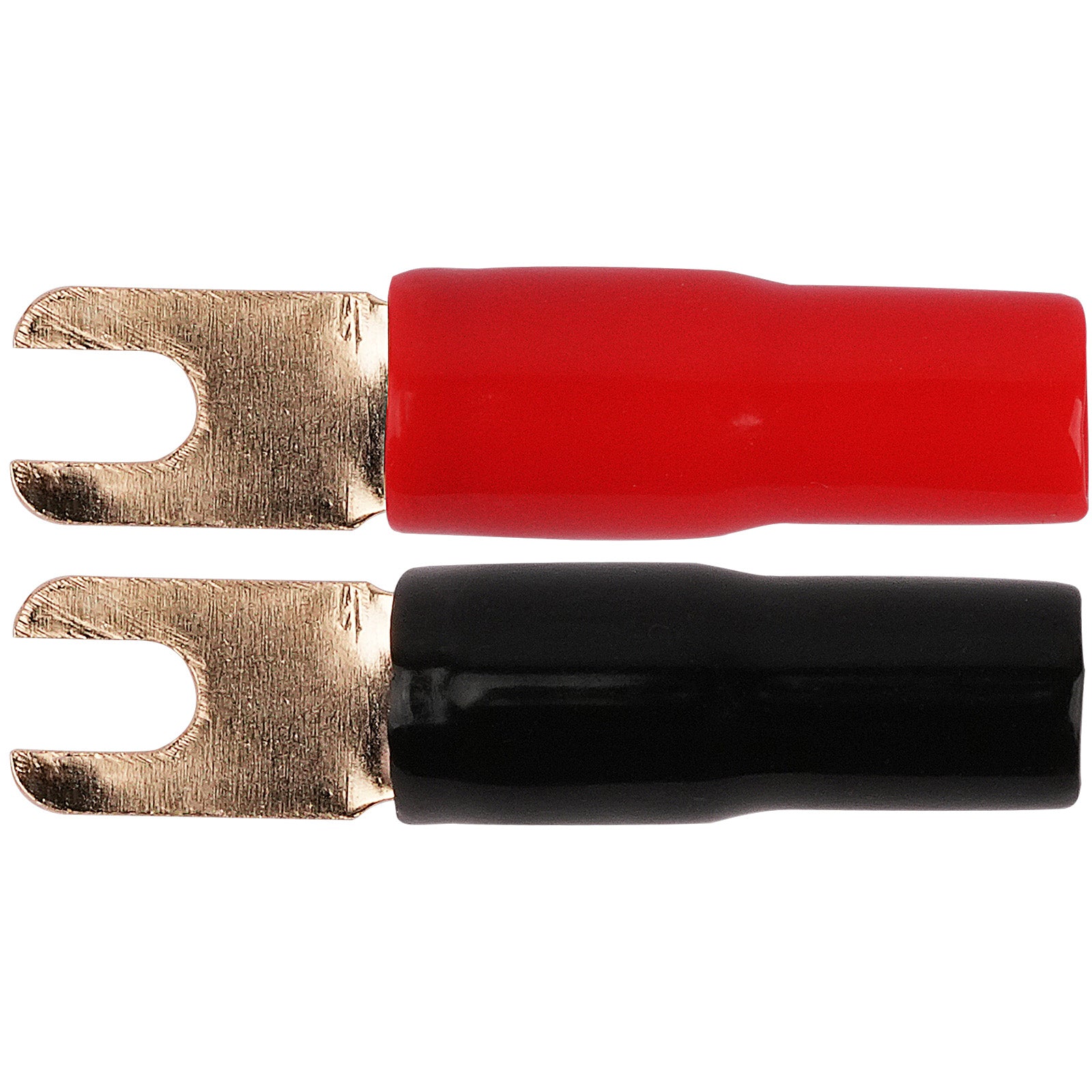 8 AWG Spade Terminal (PBTS 8) - High Quality Copper Fork Connector for Car Audio, Marine & Solar Power Applications