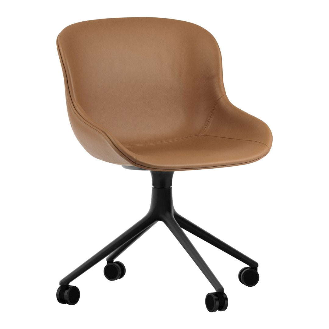 Premium Hyg Chair with 4-Star Swivel Base - Fully Upholstered Ergonomic Office Chair for Home & Workspace Comfort