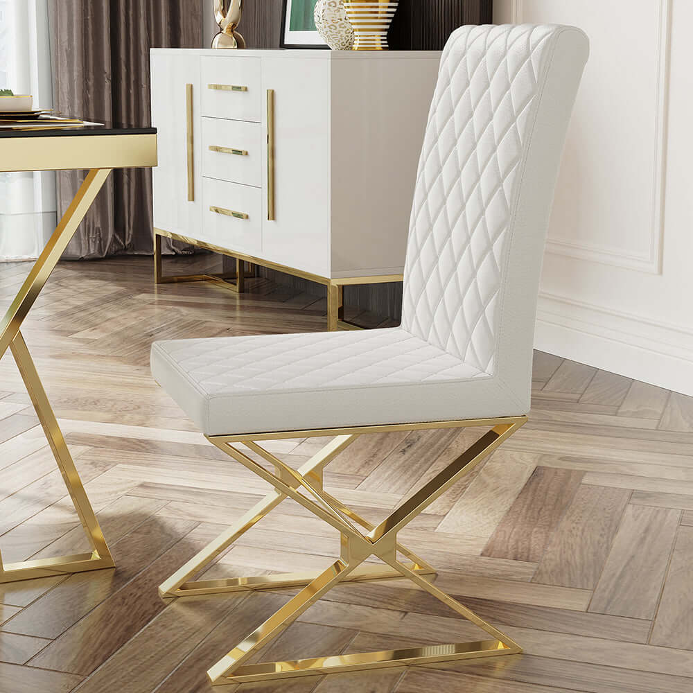 White & Gold