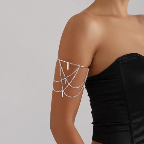 D:Silver Arm Cuff