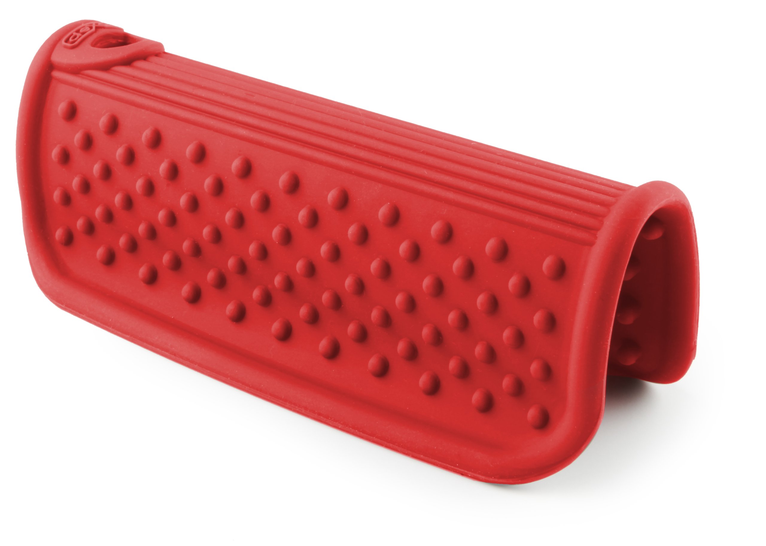 Dexas Heat-Resistant Silicone Pot Handle Holder - Red Kitchen Accessory for Safe Cooking & Gripping Hot Pans - Perfect for Stovetop, Oven & Grilling