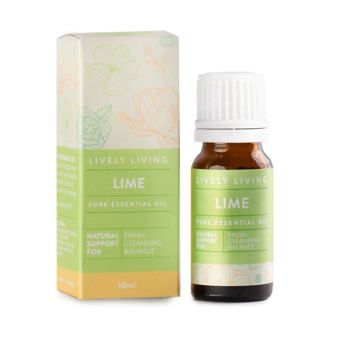 Lime Pure Essential Oil 10ml - 100% Natural Aromatherapy Oil for Diffusers, Massage & DIY Skincare - Uplifting Citrus Scent for Home Spa & Relaxation