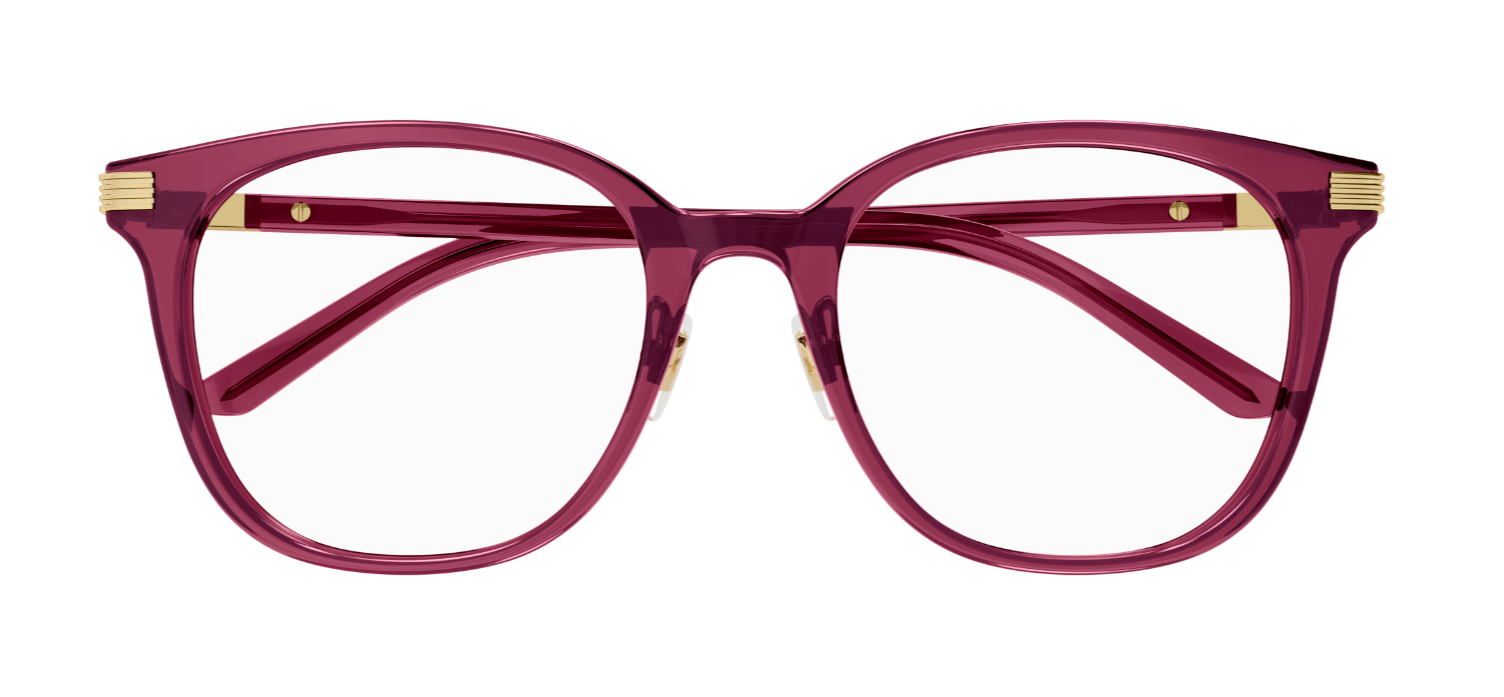 Gucci GG1453OK 003 Burgundy Cat Eye Women's Eyeglasses - Stylish Prescription Glasses & Fashion Sunglasses for Women - Perfect for Office, Driving, and Everyday Wear