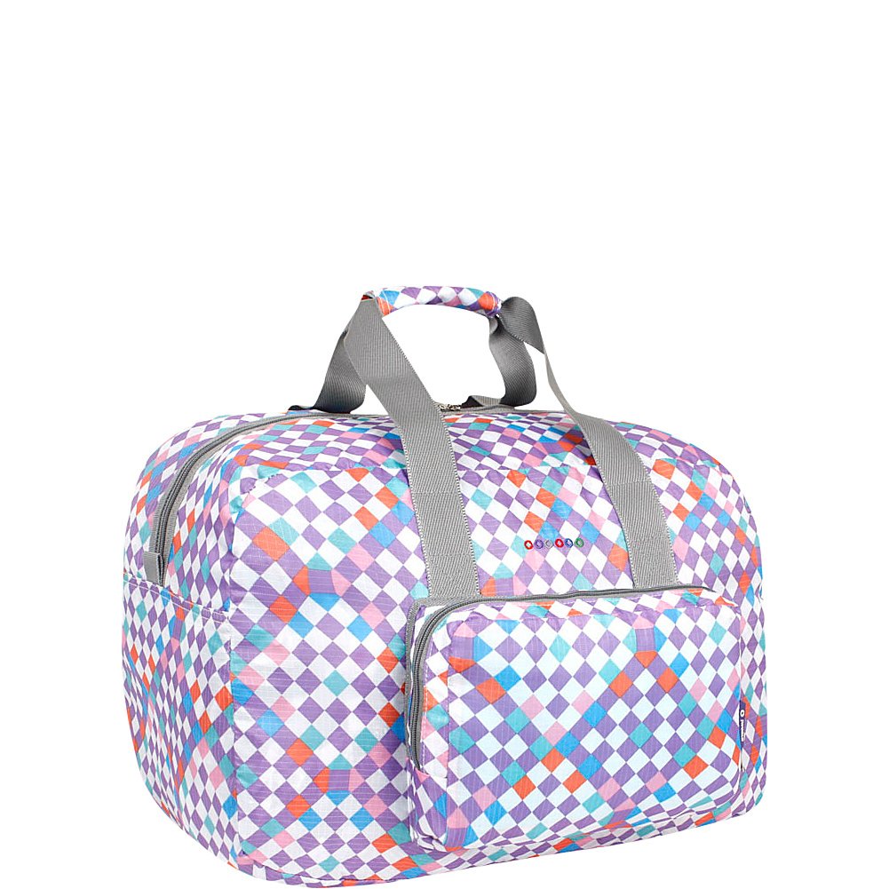 J World New York Buena Folding Duffel Bag - Lightweight Travel Duffel with Shoulder Strap for Gym, Sports, Weekend Trips & Outdoor Adventures
