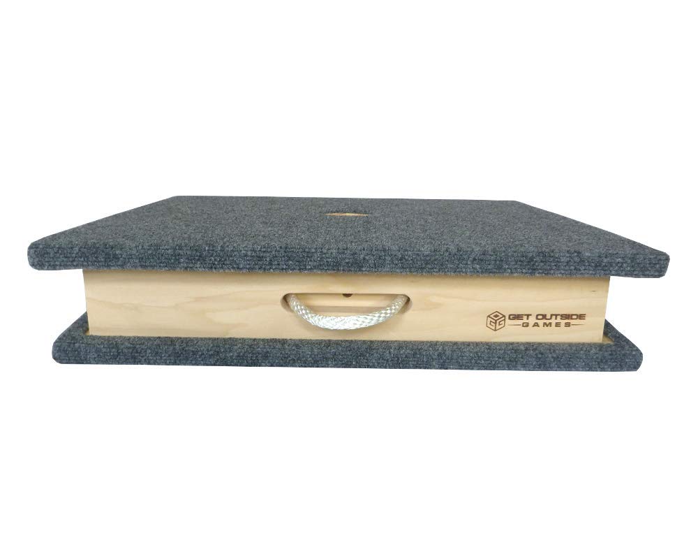 Premium 1 Hole Washer Toss Game Set - Outdoor Lawn Washers Boards for Backyard, Tailgate, and Camping Fun