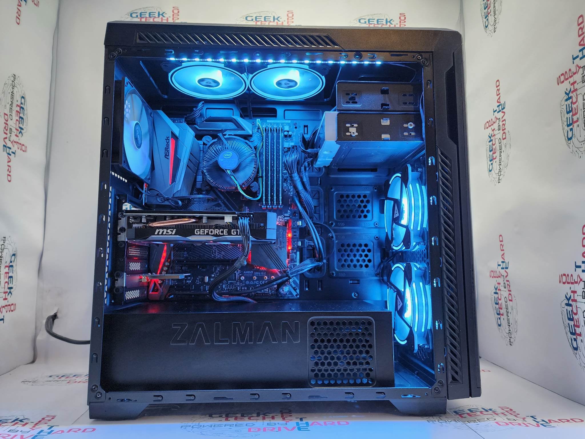 Custom Gaming Desktop PC - Windows 11, Quad Core, GTX 1660, 500GB SSD, 16GB DDR4 (Black) | B Grade - Perfect for Esports, Streaming & High-Performance Gaming