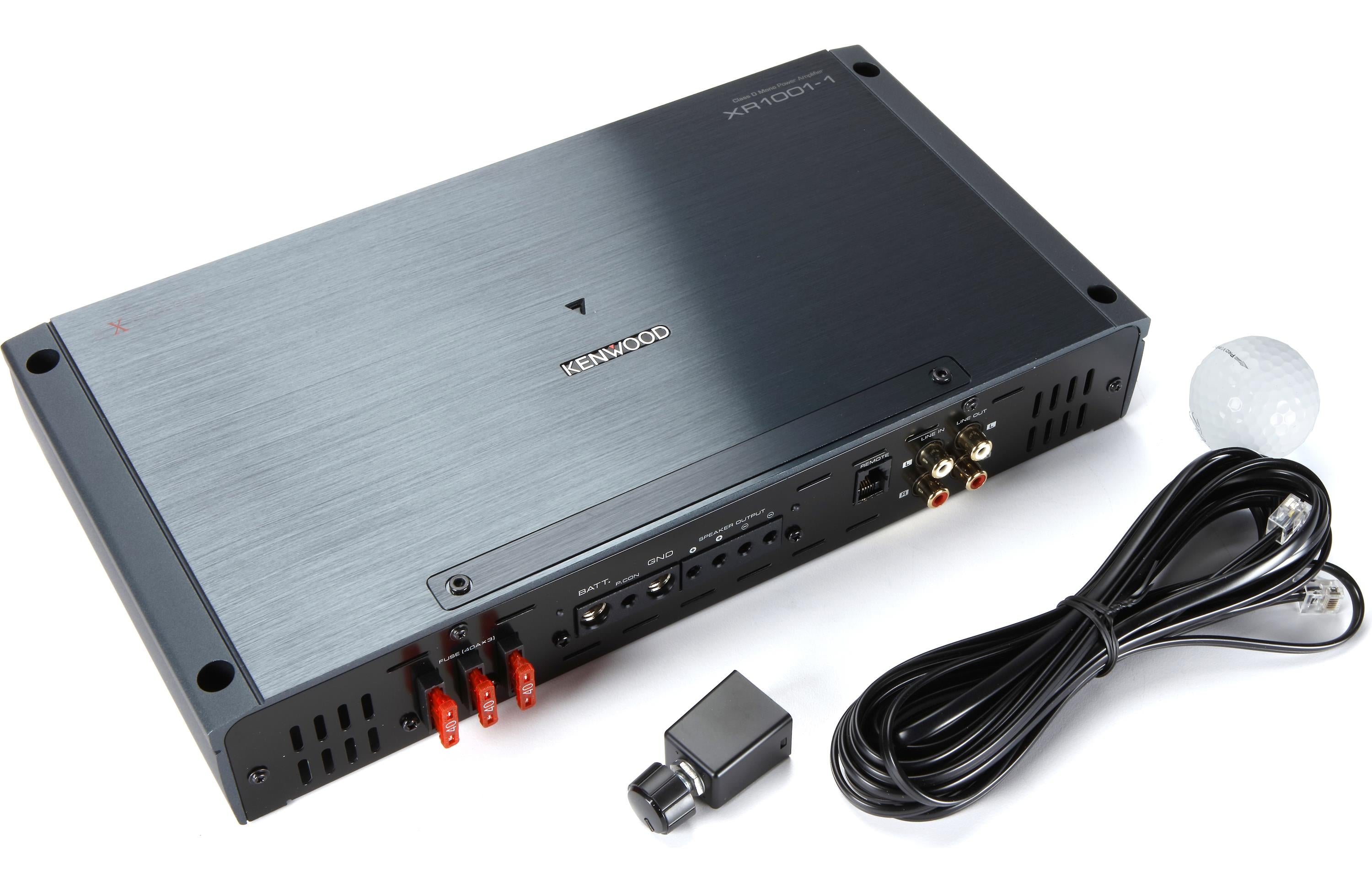 Kenwood Excelon XR901-5 XR Series Class D 5 Channel Car Amplifier - High Power Audio for Cars, Trucks & SUVs - Perfect for Upgrading Your Vehicle Sound System