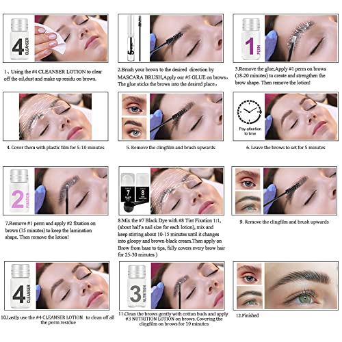 FairyLove Lash Lift and Tint Kit - 2 in 1 Eyelash Perm & Black Tint Dye for Semi-Permanent Curling | Professional Salon & Home Use | Perfect for Weddings, Parties & Special Occasions
