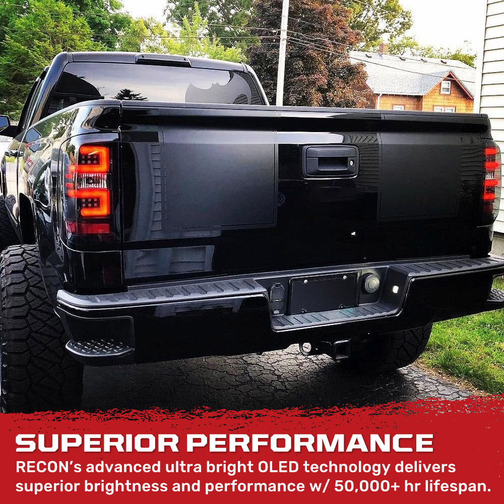 GMC Sierra Dually 3500 2015-2019 LED Tail Lights - Direct Replacement for Factory Style with Multiple Lens Options | Upgrade Your Truck Lighting for Night Driving & Enhanced Visibility
