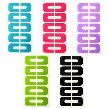 50pcs Peel Off Nail Art Tape Protector - Reusable Stickers for DIY Manicure, Salon & Nail Design - Perfect for French Tips, Ombre & Gel Polish Application
