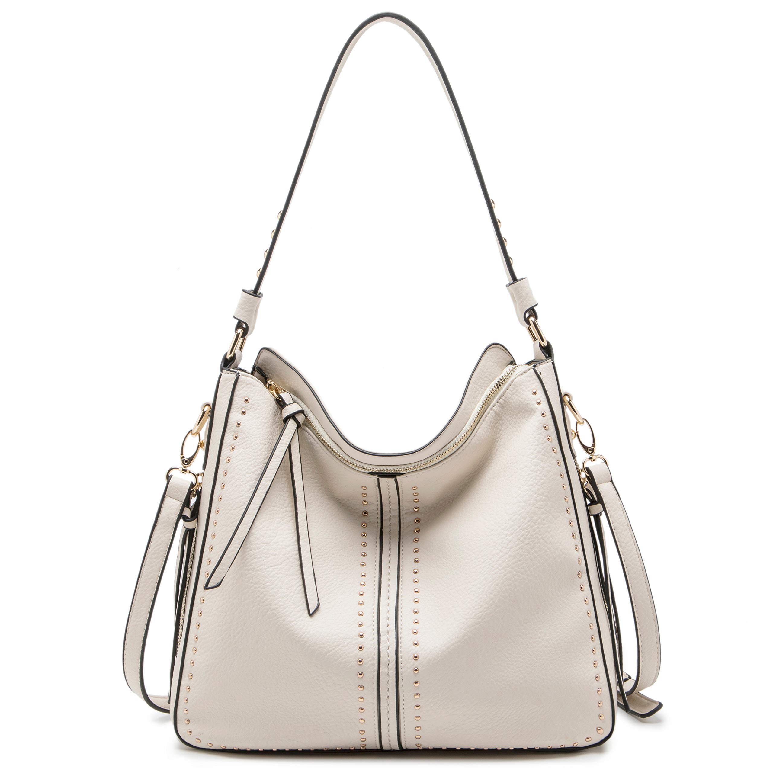 Montana West Women's Hobo Handbag - Large Concealed Carry Purse with Studded Detailing & Adjustable Crossbody Strap | Fashionable Everyday Bag for Work, Travel & Shopping