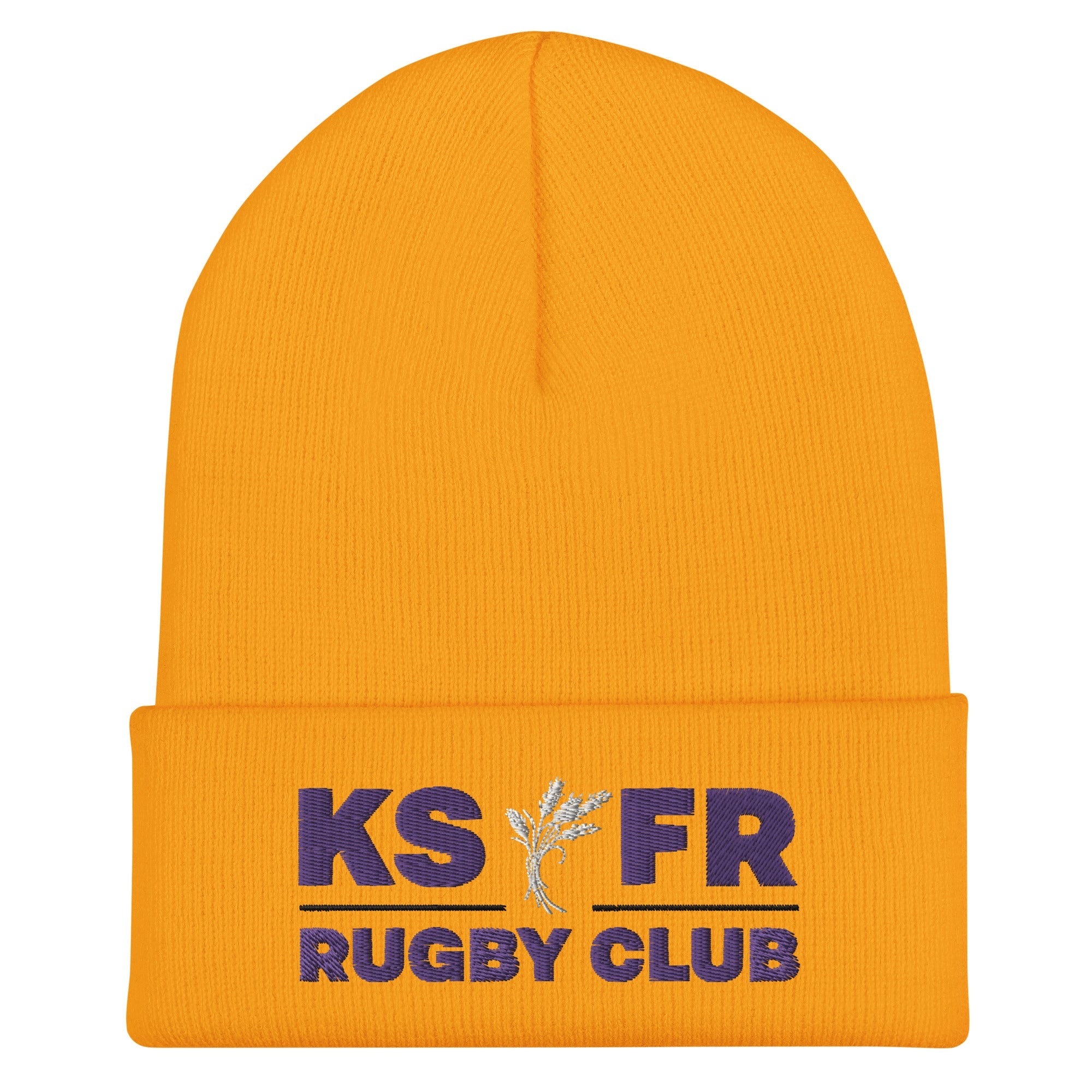KSUFR Rugby Cuffed Beanie Hat - Warm Winter Skull Cap for Men & Women - Perfect for Rugby Games, Outdoor Sports, and Cold Weather Activities