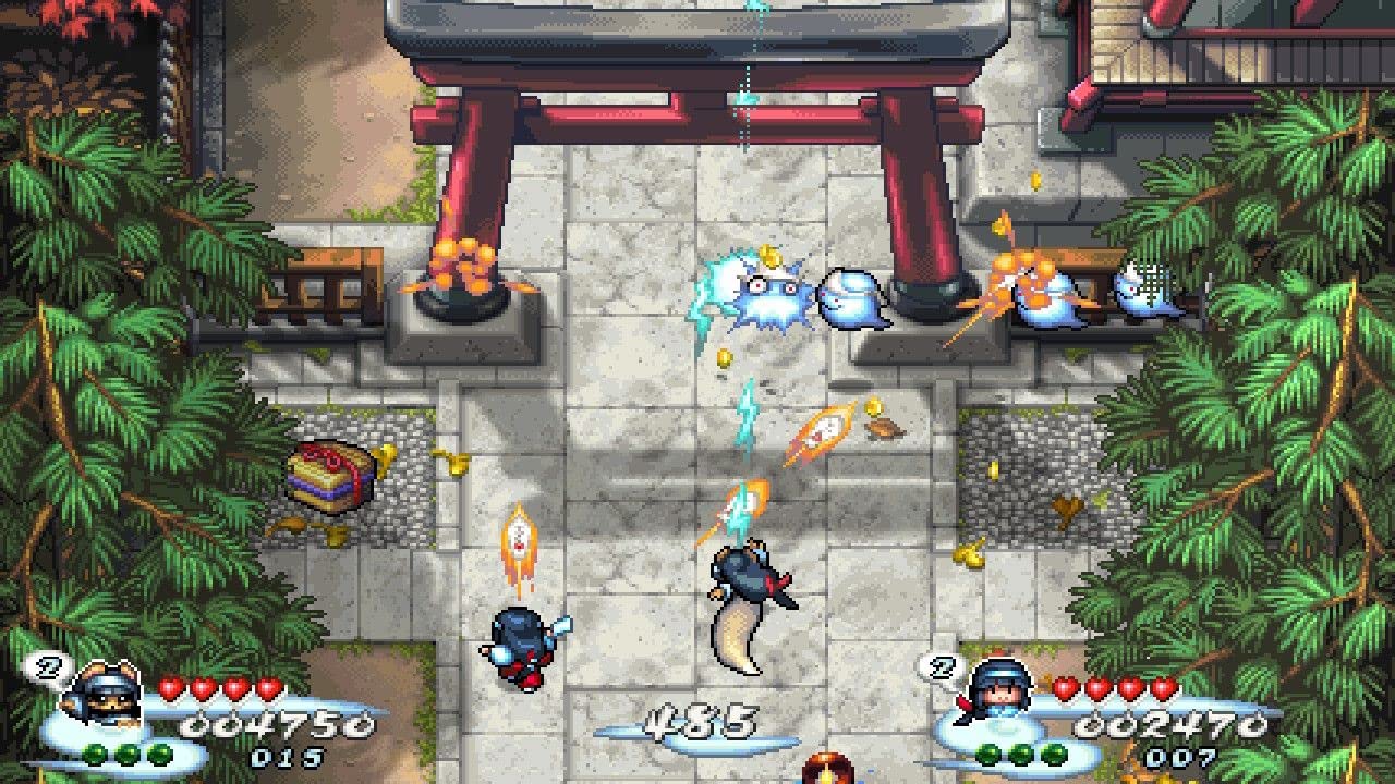 Pocky & Rocky Reshrined - Nintendo Switch Game | Classic Arcade Action Adventure for Family & Friends Game Night