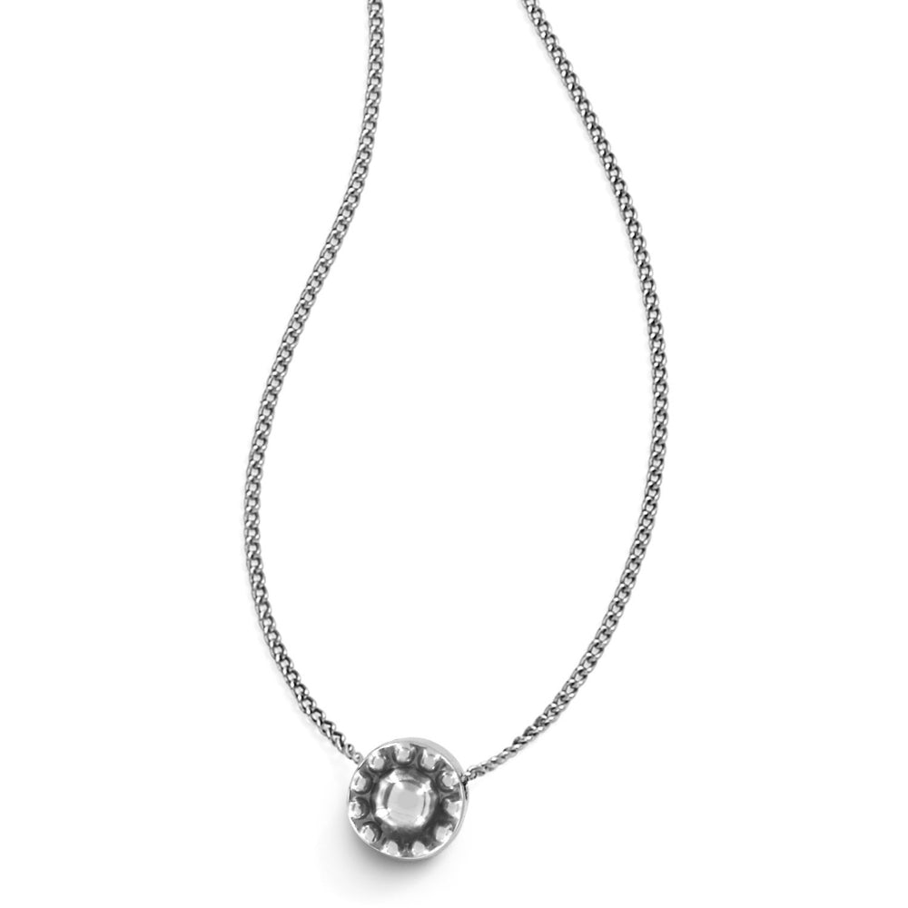 Brighton Illumina Solitaire Necklace - 14K Gold Pendant with Diamond for Women - Elegant Jewelry Gift for Anniversary, Birthday & Special Occasions