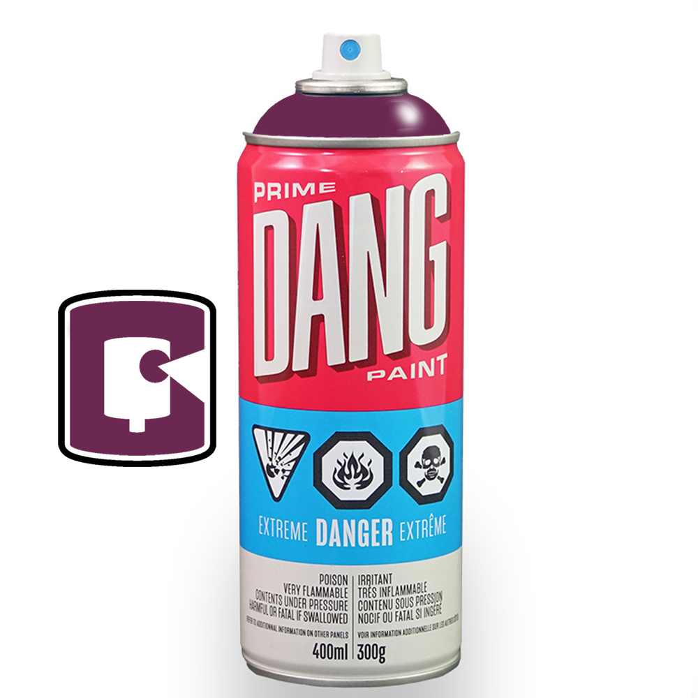 Plum 400ml DANG Prime Spray Paint - Premium Aerosol Paint for Metal, Wood & Plastic - Perfect for DIY Projects, Home Decor & Automotive Touch-Ups
