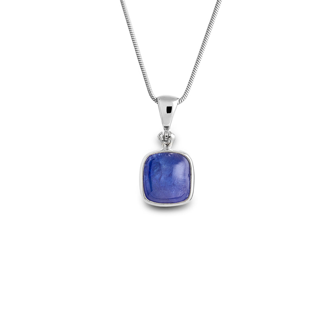Small Tanzanite Pendant Necklace - Genuine Blue Tanzanite Jewelry for Women - Perfect for Everyday Wear, Gift Giving & Special Occasions