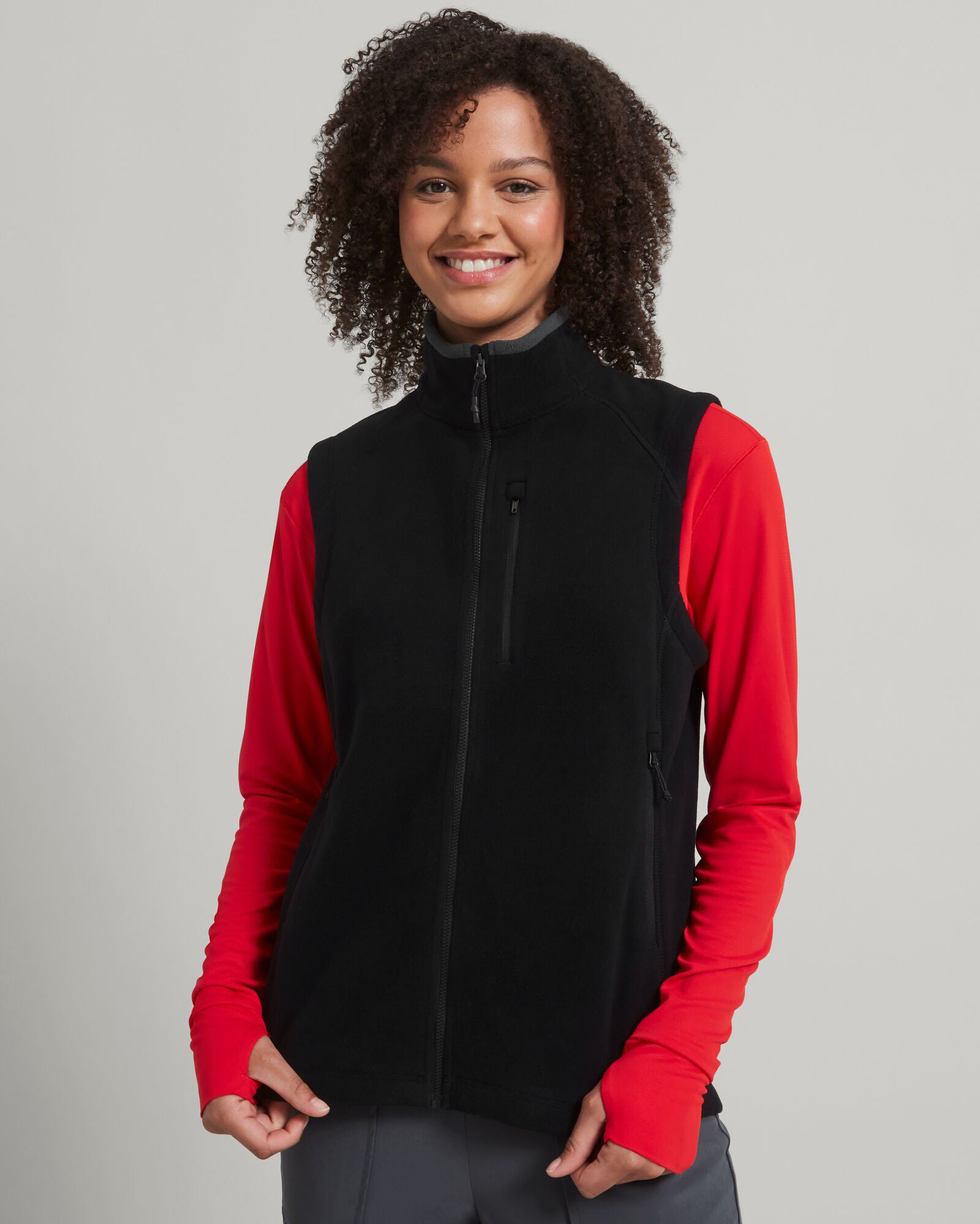 Women's Ridge 200 PrimaLoft Bio Insulated Vest - Lightweight Waterproof Winter Jacket for Hiking & Outdoor Activities (Black)
