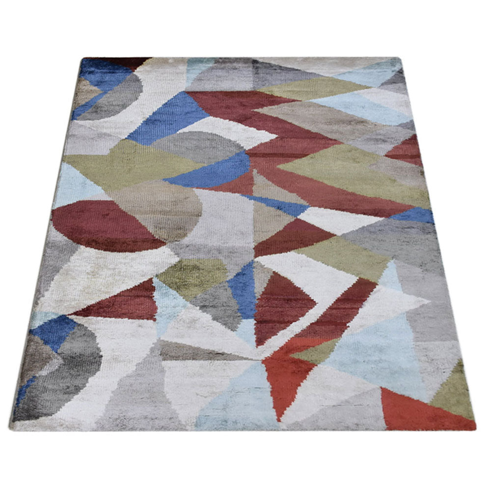 Hand Knotted Sheer Area Rug - Lightweight & Elegant for Living Room, Bedroom, or Nursery Decor
