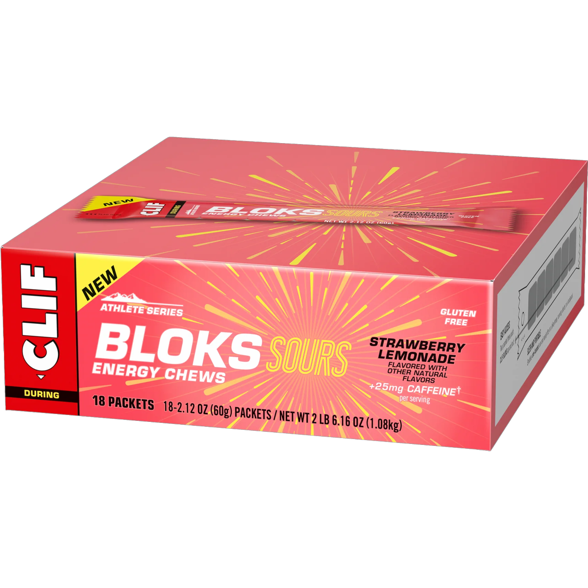 Bloks Energy Chews - Natural Energy Boost for Athletes & Active Lifestyles | Pre-Workout, Hiking & Focus Aid | Vegan & Gluten-Free