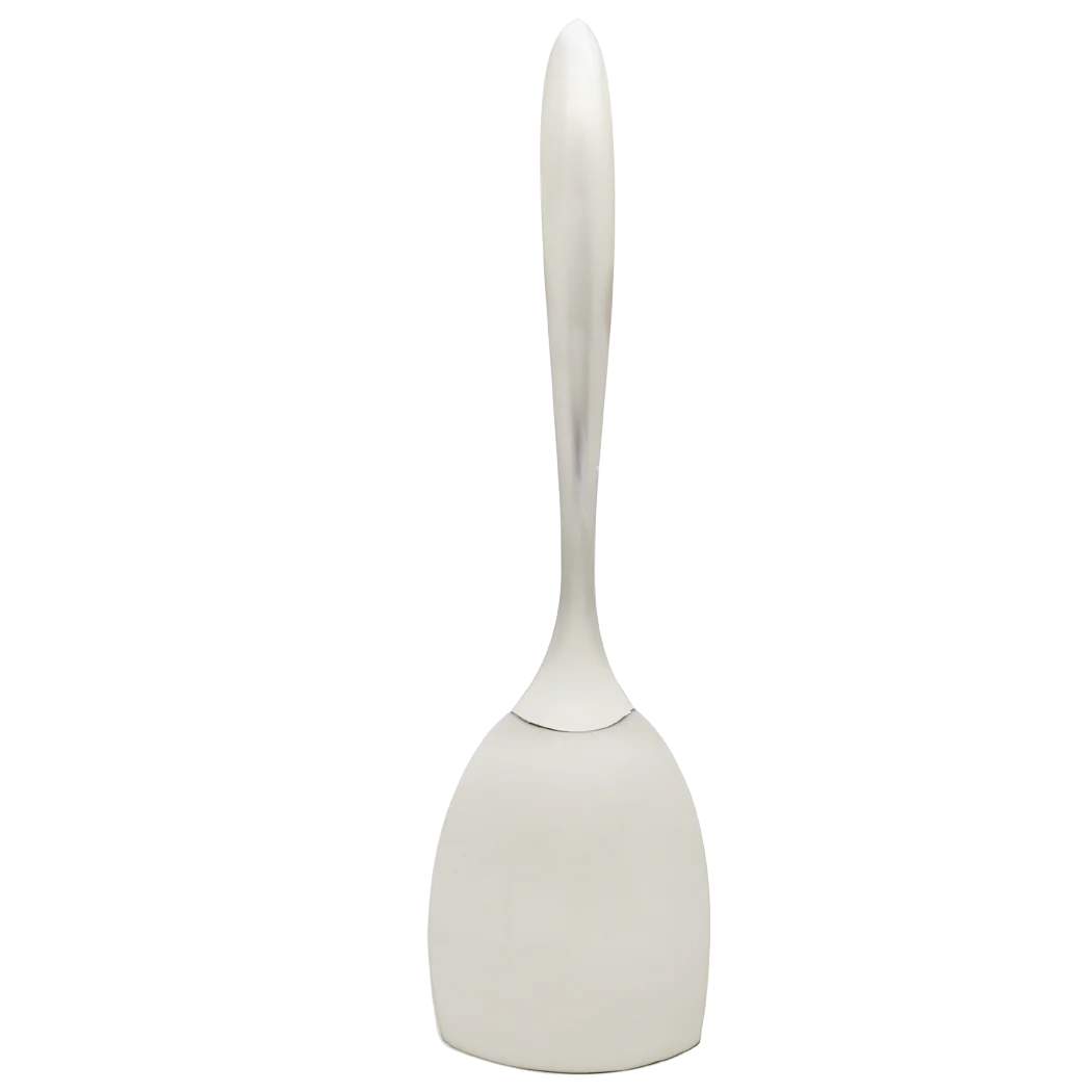 Browne Eclipse 14 Solid Turner 57 3171 - High-Quality Stainless Steel Spatula for Cooking, Grilling & Flipping - Perfect for Kitchen, BBQ & Outdoor Camping