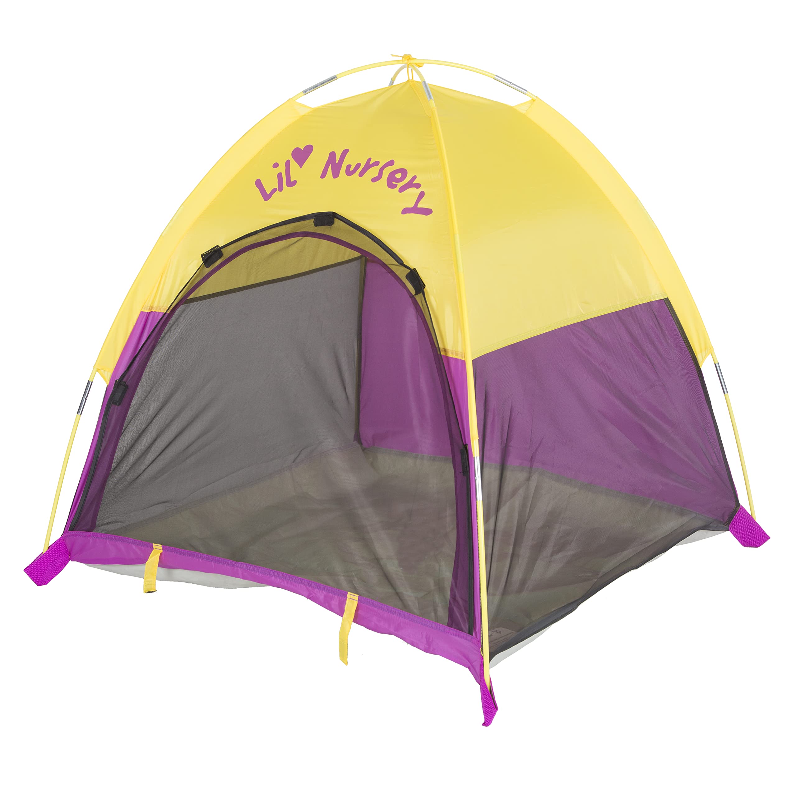 Pacific Play Tents Lil Nursery - Portable Baby Play Tent & Sun Shelter for Infants Toddlers | Indoor Outdoor Playhouse, Beach Park Daycare Nursery Decor