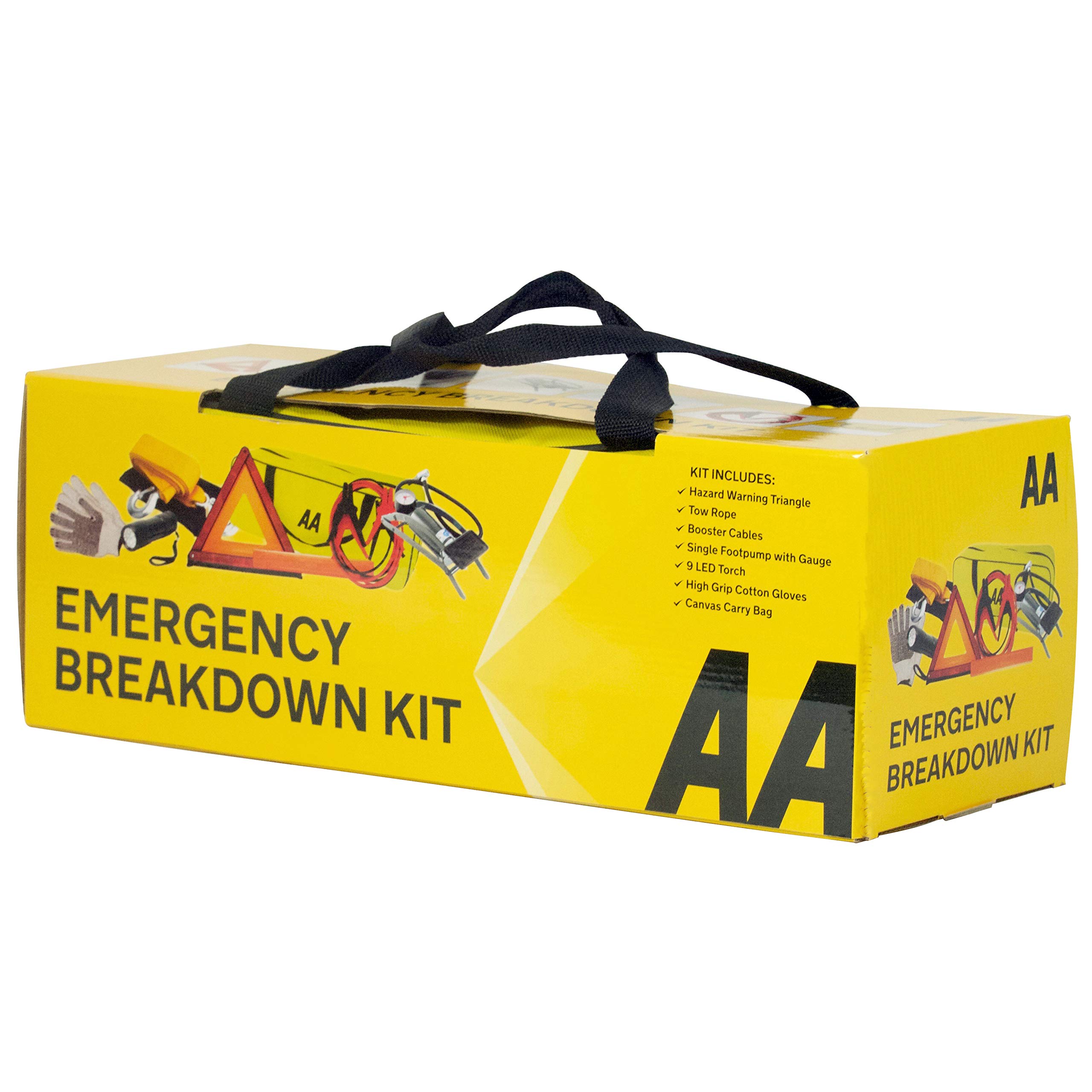 Car Emergency Breakdown Kit - Essential Roadside Assistance Tools for Safety & Convenience | Perfect for Road Trips, Long Drives & Vehicle Emergencies