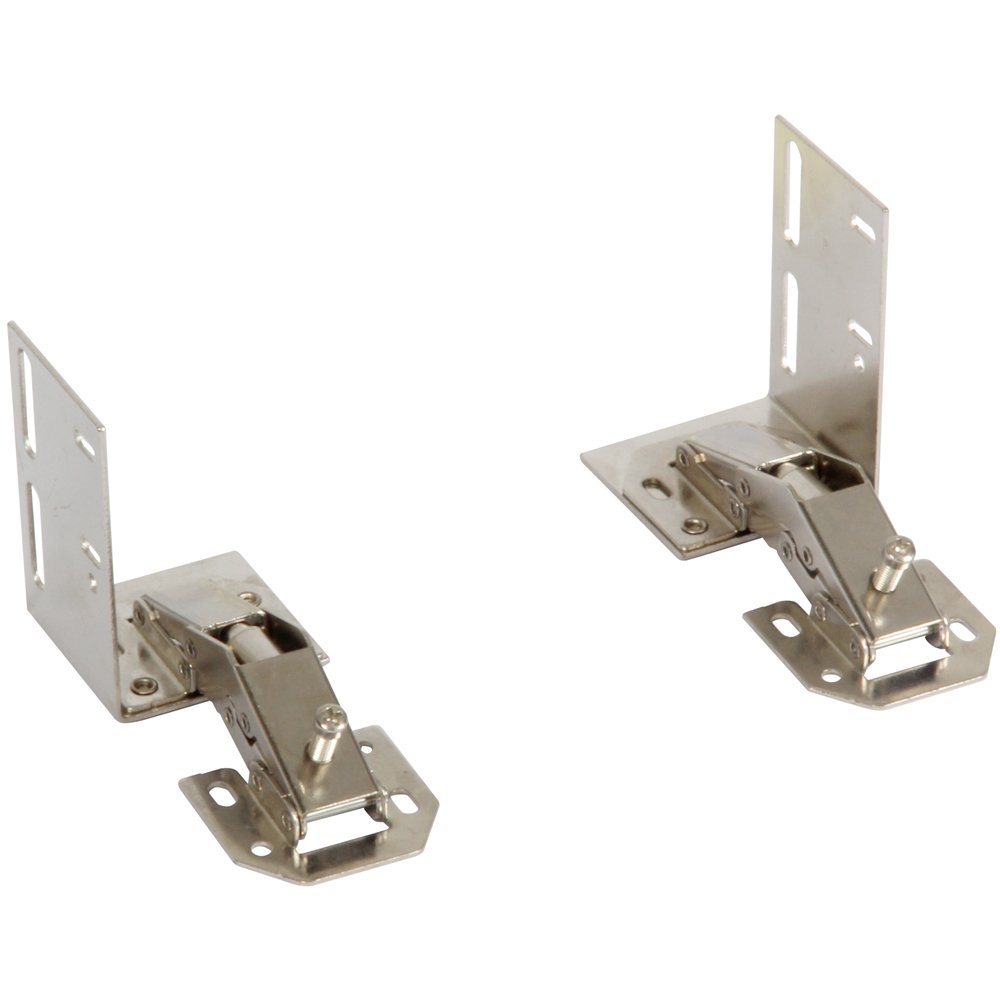 Knape & Vogt ET-H-N Euro Tray Hinges Cabinet Organizer - Nickel Finish Polymer & Steel Construction (2.88