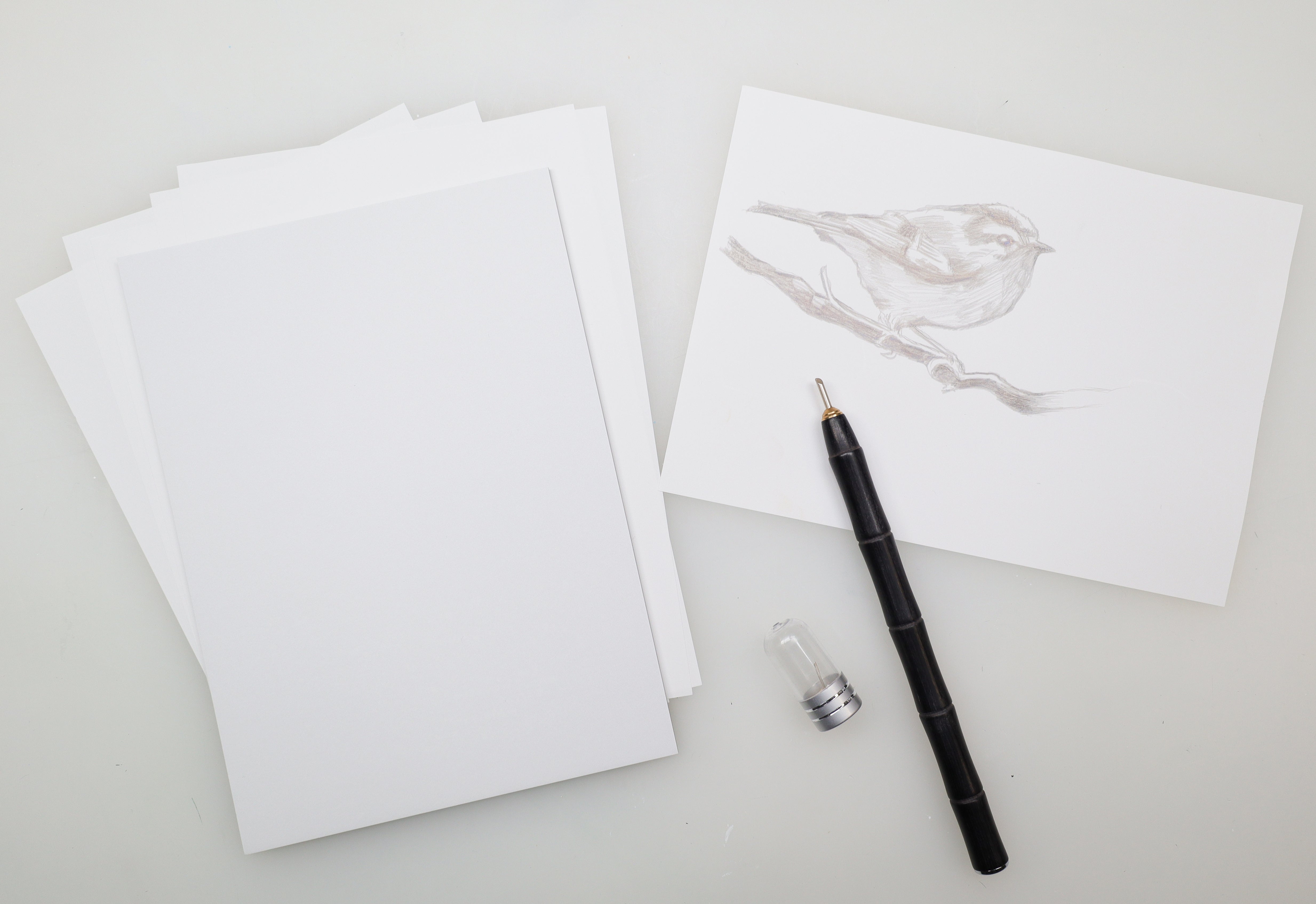 Premium Silverpoint & Mineral Paper Kit (MPC KIT) - Artist Drawing Set for Sketching, Calligraphy & Fine Art - Perfect for Beginners & Professionals