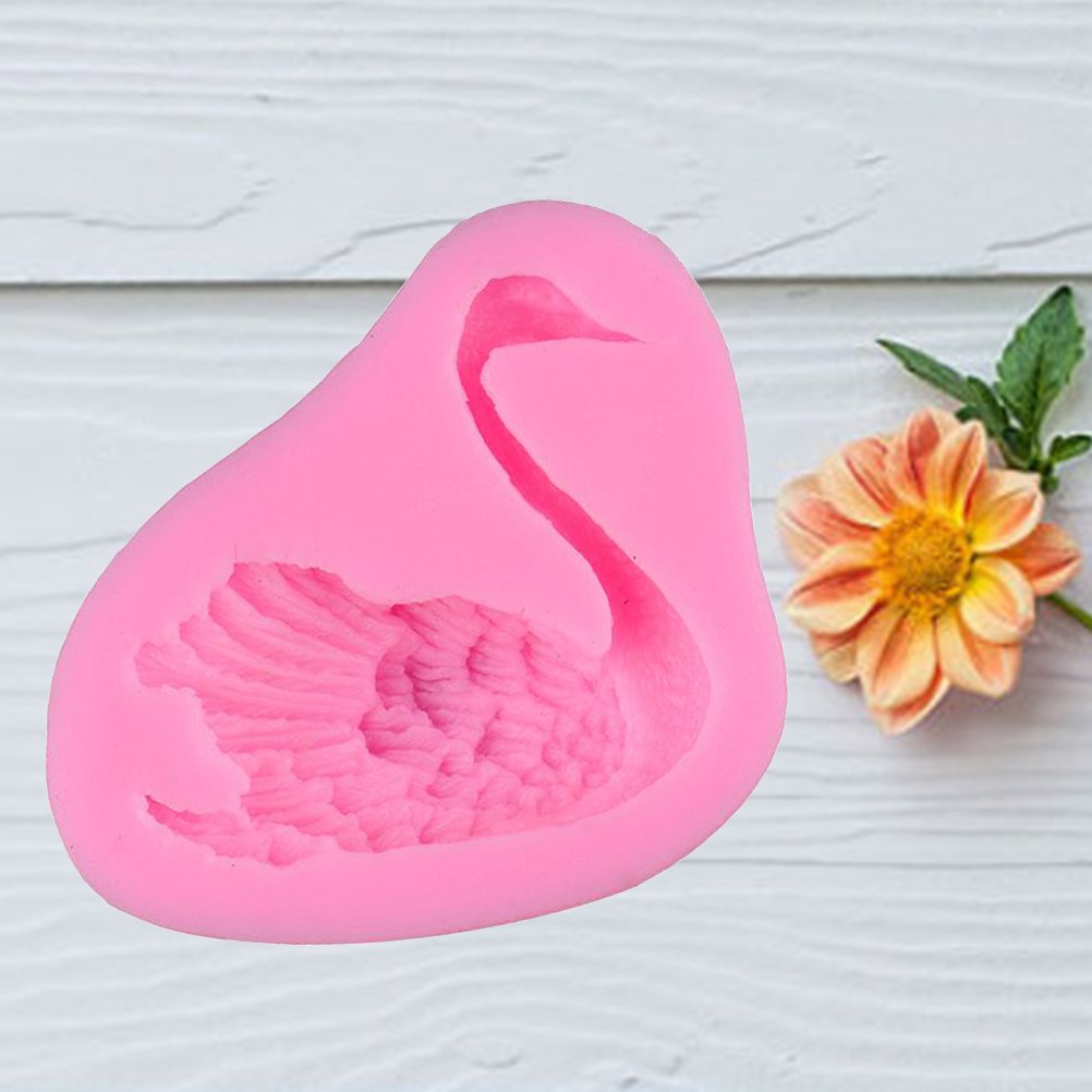 Premium Silicone Fondant Molds for Cake Decorating - Swan Design Polymer Clay Molds for DIY Baking, Candy Making & Home Crafts - Perfect for Wedding Cakes, Birthday Parties & Creative Projects