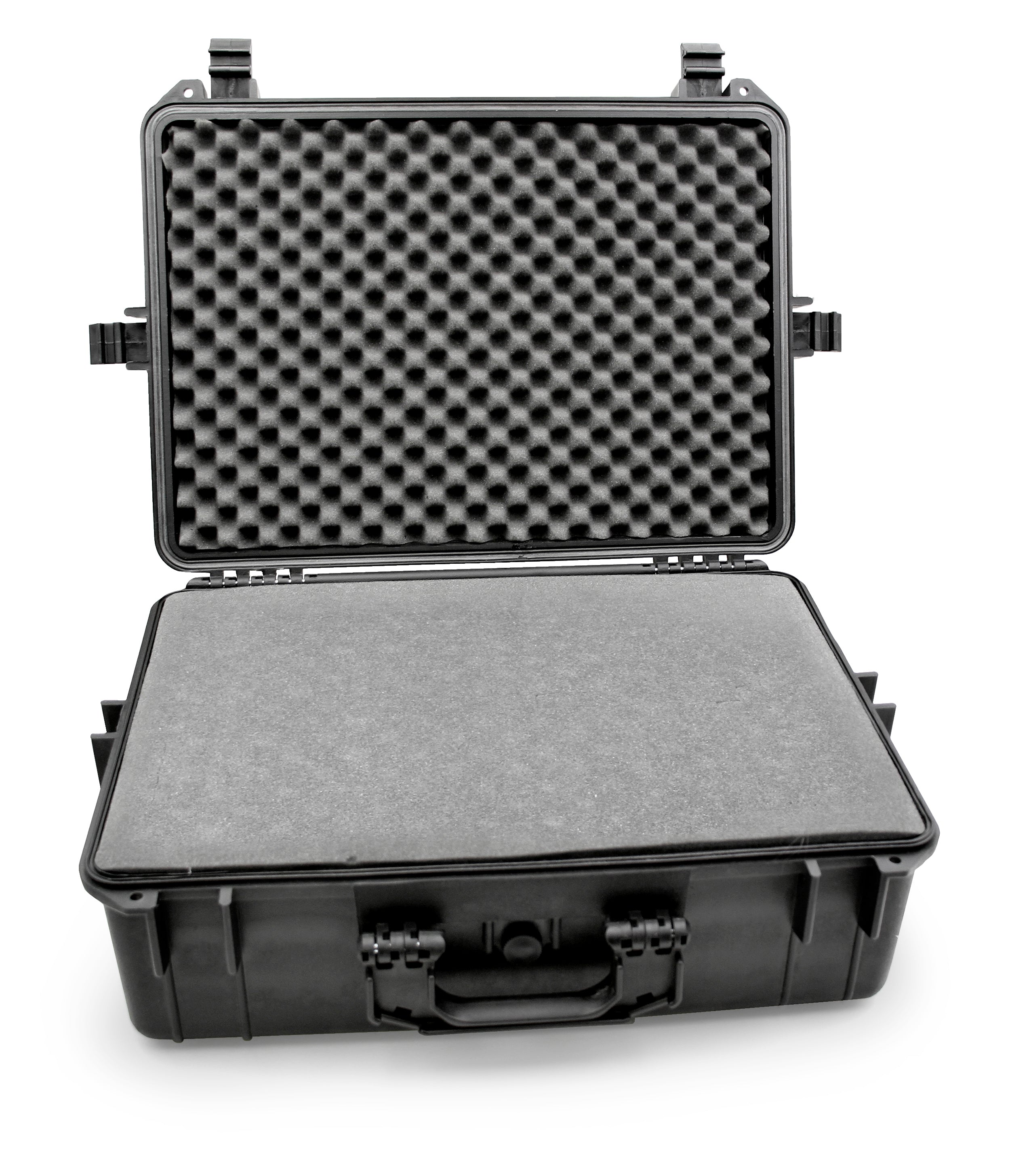 CASEMATIX 23 Waterproof Hard Travel Case with Padlock Rings & Customizable Foam - Fits Accessories up to 18