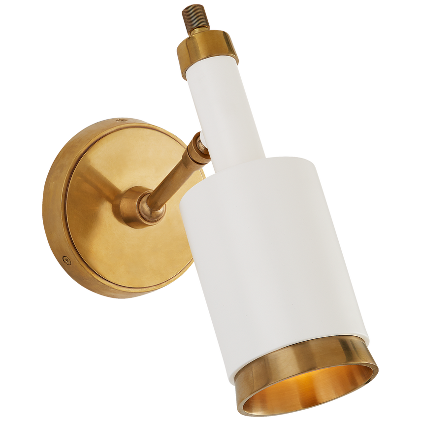 Andrey Small Articulating Wall Light - Adjustable LED Sconce for Bedroom, Living Room & Hallway - Modern Dimmable Reading Light with Flexible Arm - Perfect for Home, Office & Dorm Decor