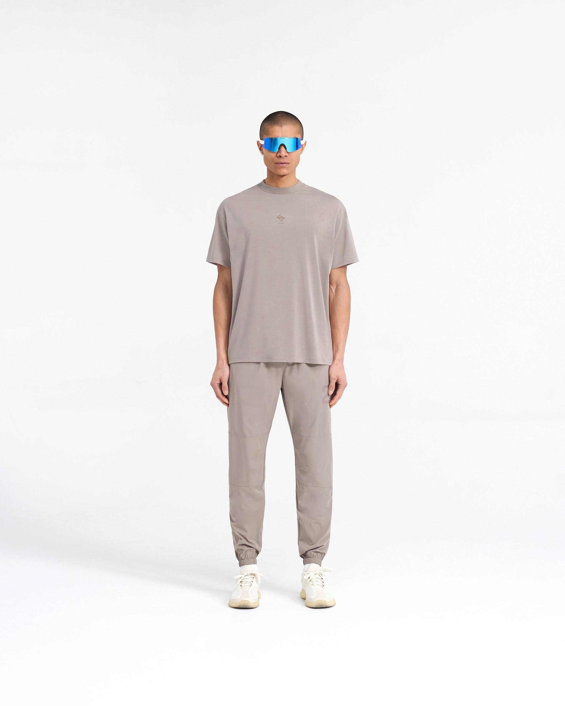 247 Oversized T-Shirt for Men & Women - Soft Cotton Comfort Fit Cinder Color - Perfect for Casual Wear, Lounge & Street Style
