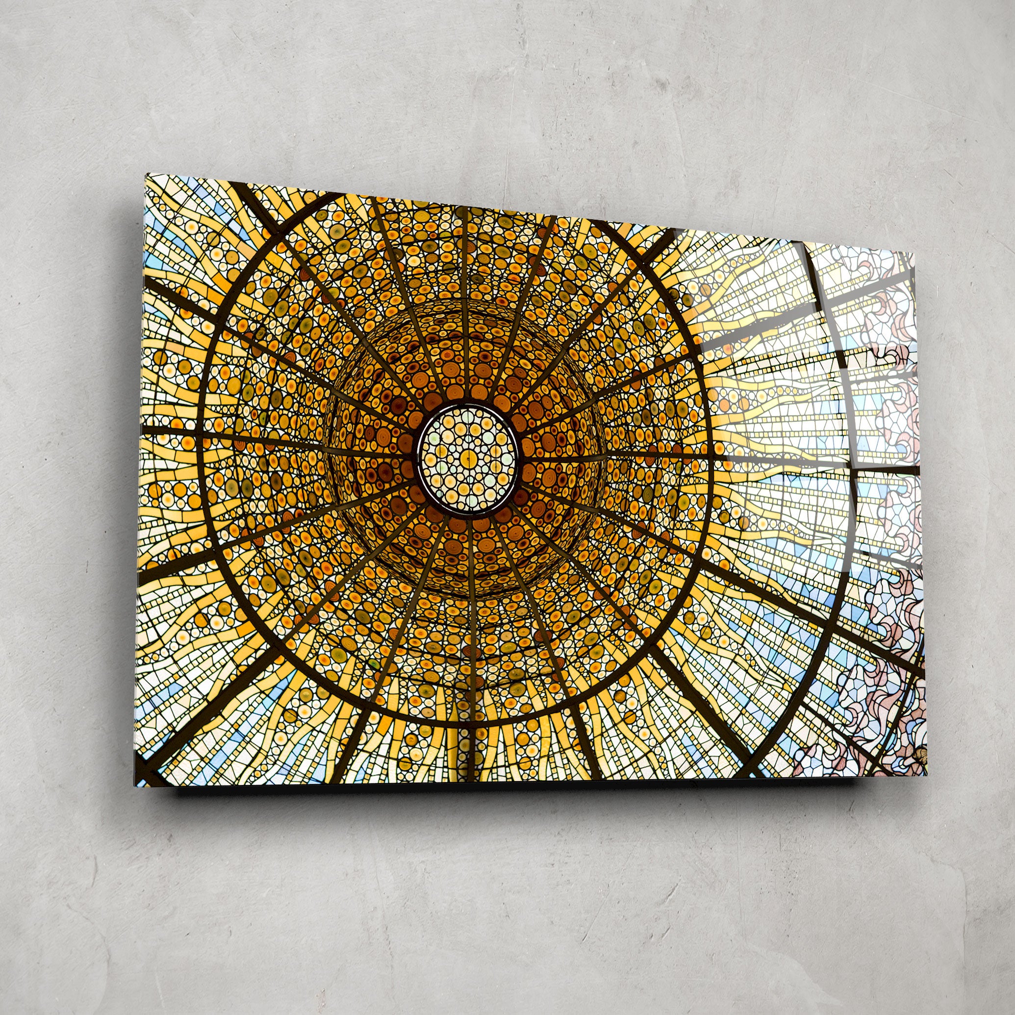 Stained Glass Window Film - Decorative Web Design for Home & Office Privacy - Perfect for Windows, Doors, and Partitions