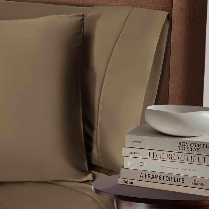 300 Thread Count Bamboo Rayon 2-Piece Pillowcase Set - Ultra Soft & Breathable Bedding for Side Sleepers & Hot Sleepers