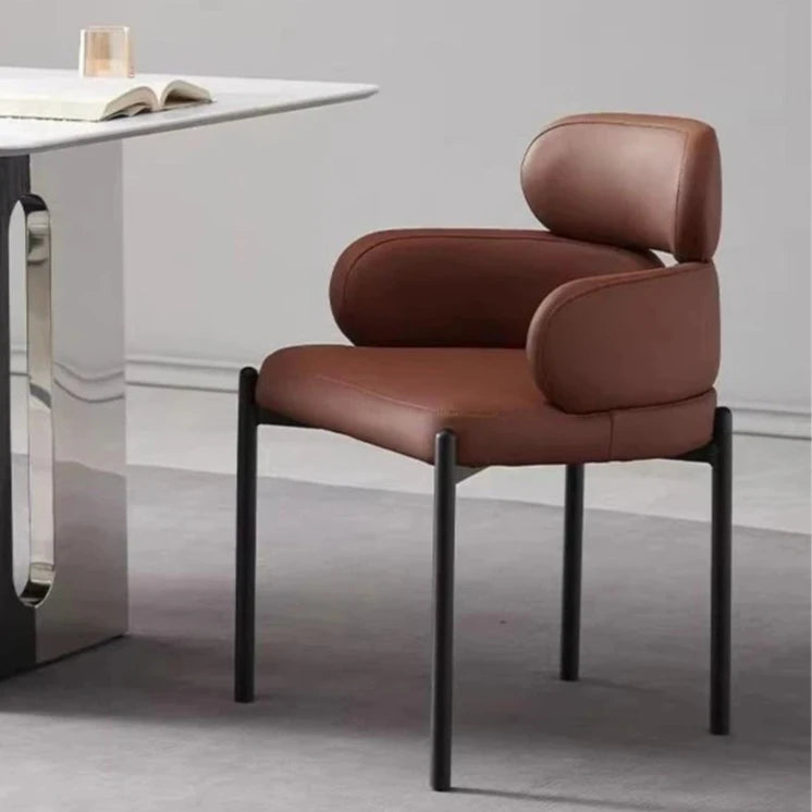 Italian Minimalist Designer Dining Chair - Modern Wooden Dining Room Chair for Kitchen, Restaurant & Home Decor - Elegant & Comfortable Seating Solution
