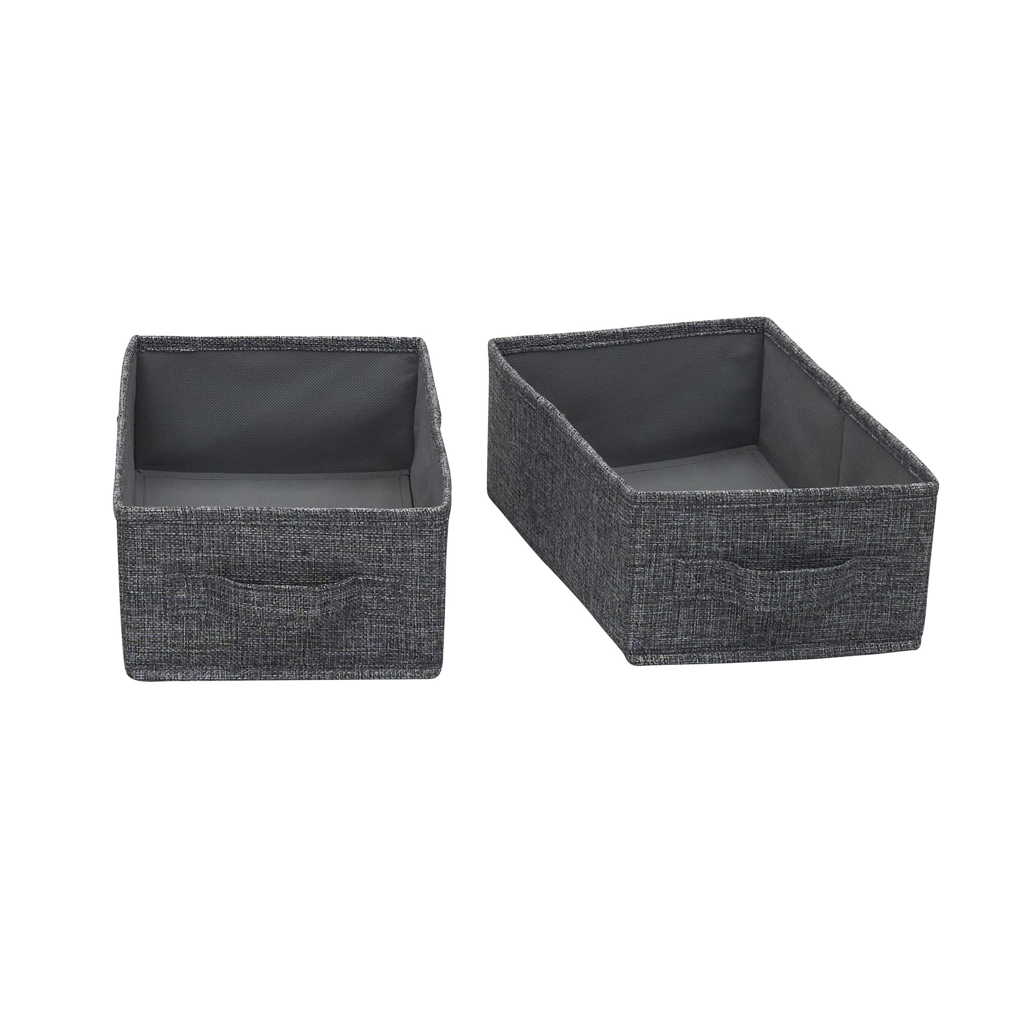 Graphite Narrow Closet Organizer Drawers - Space Saving Storage Solution for Bedroom, Bathroom & Closet Organization