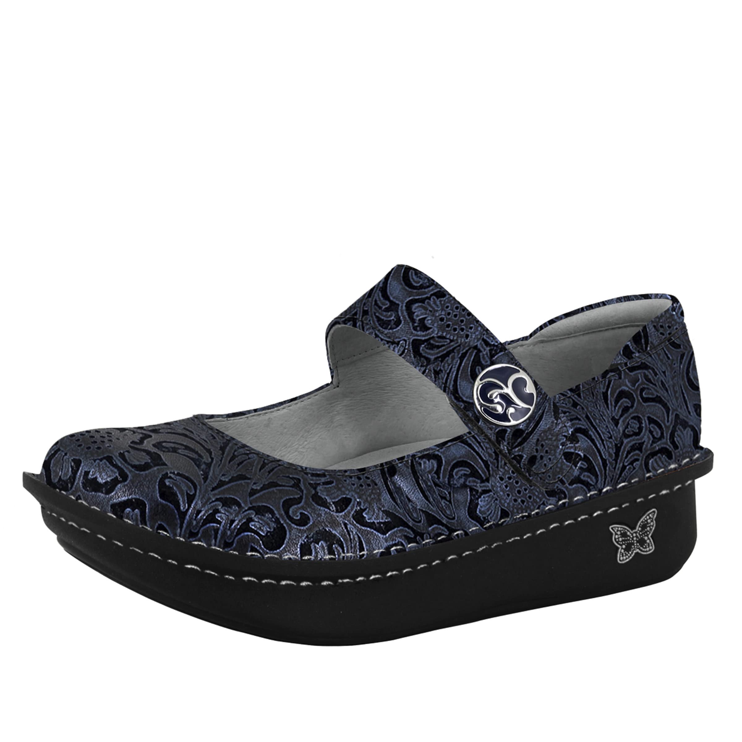 Alegria Women's Paloma Leather Slip-On Shoes - Comfortable & Stylish for Work, Nursing, and All-Day Wear