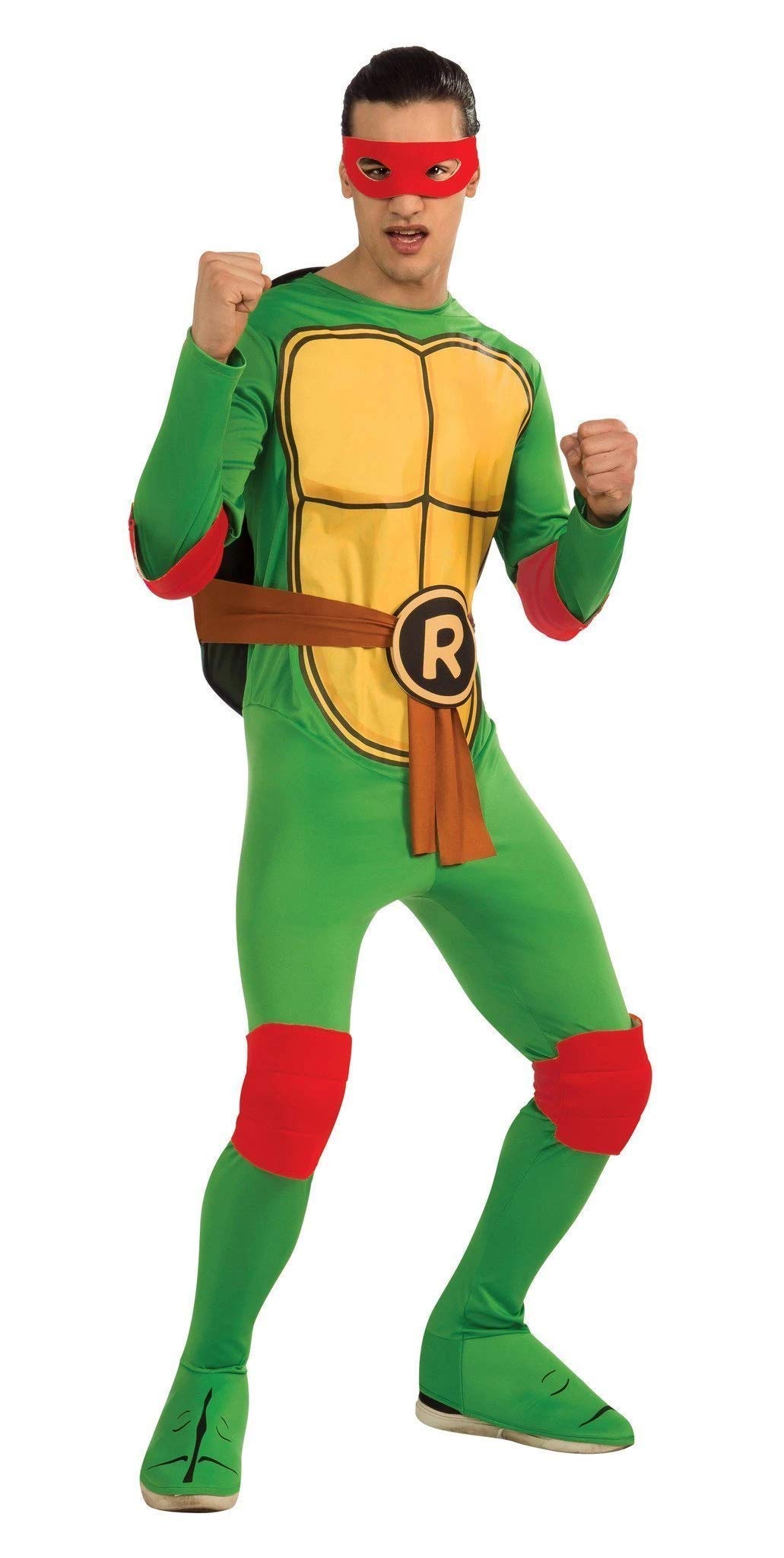 Nickelodeon Teenage Mutant Ninja Turtles Adult Raphael Costume Set with Accessories - Perfect for Halloween, Cosplay, and Comic Con