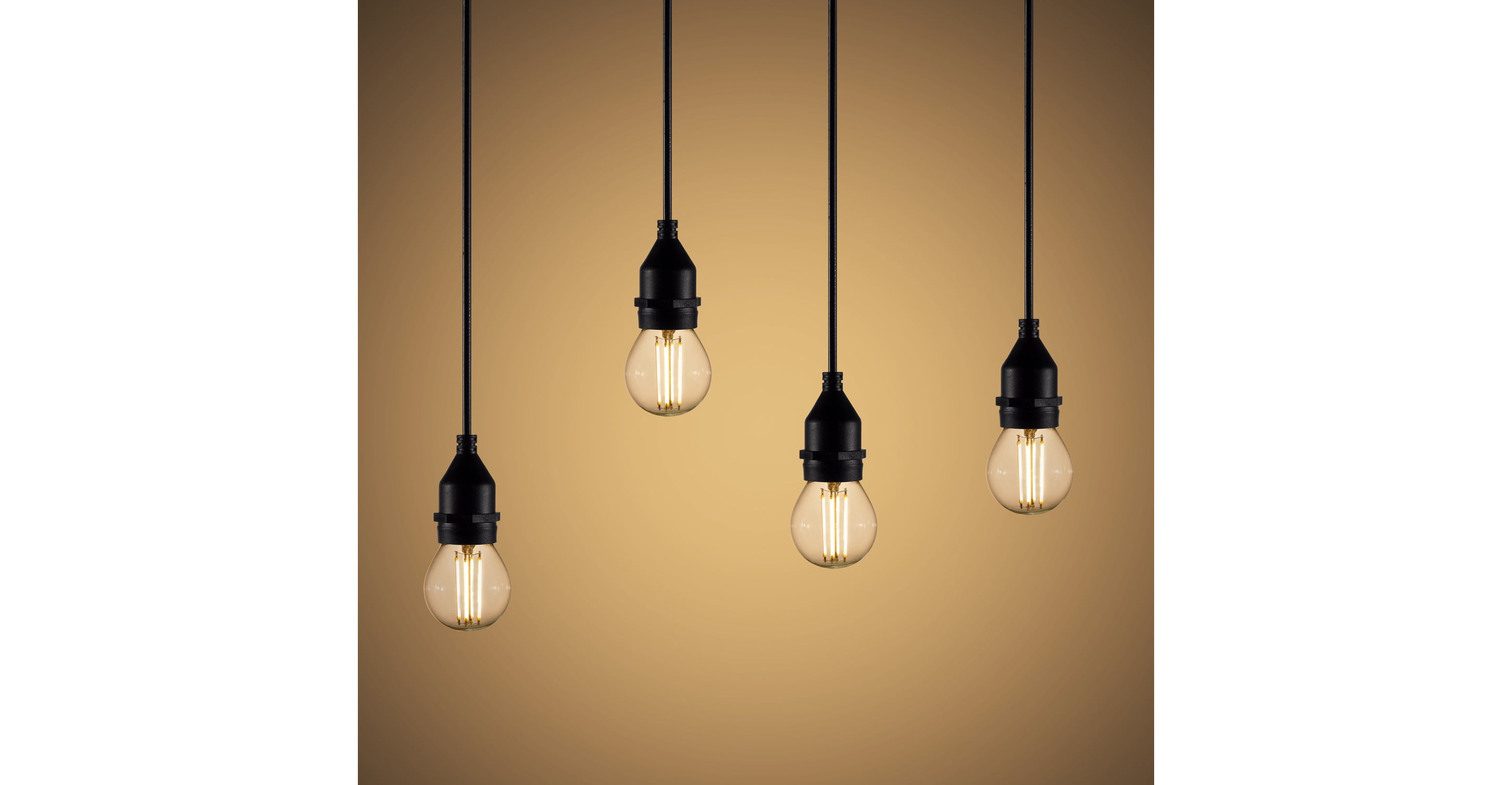 Klur G45 Vintage LED Edison Bulb - Dimmable Warm White 2700K, E26 Base, 6W (60W Equivalent) - Perfect for Pendant Lights, Chandeliers, and Industrial Style Lamps