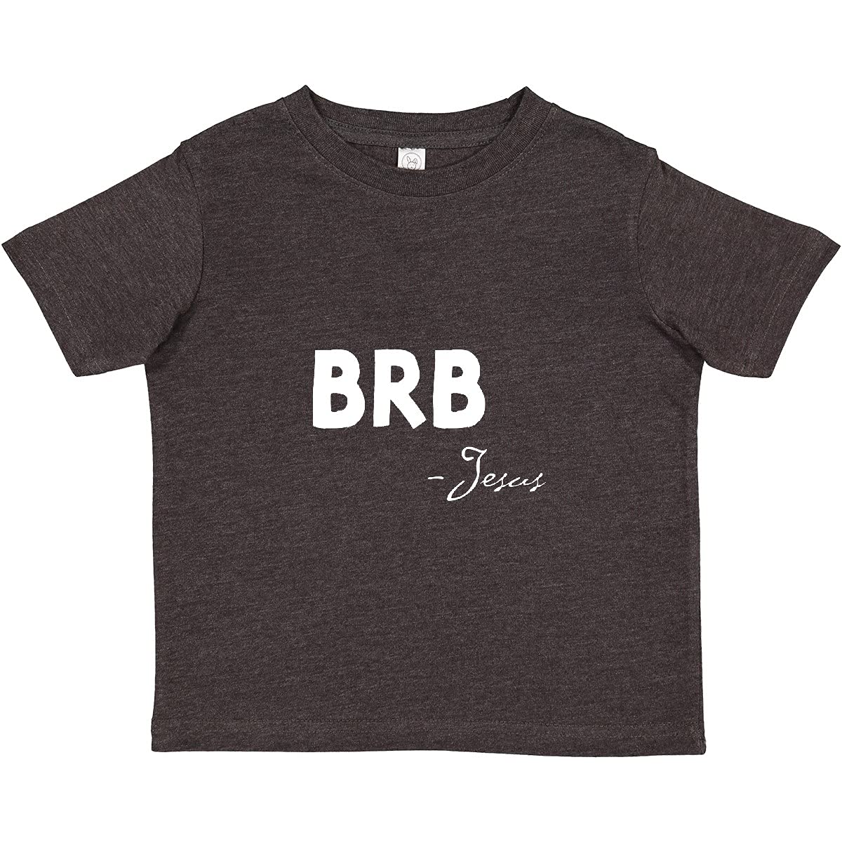 Inktastic Easter BRB Jesus Toddler T-Shirt - Cute Christian Baby Shirt for Easter Sunday, Church & Family Gatherings