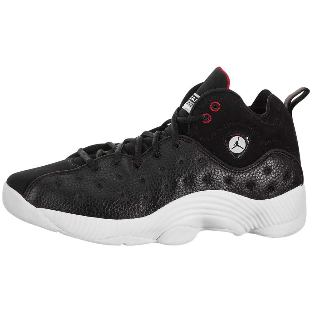Nike Jordan Jumman Team II Basketball Shoes - Men's Black/White/Gym Red Sneakers for Court Play & Streetwear Fashion